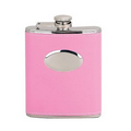 6 Oz. Stainless Steel Pink Flask